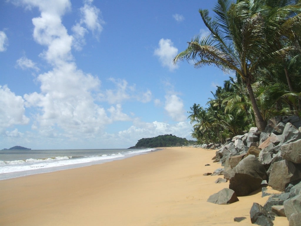 Plage de Guyane