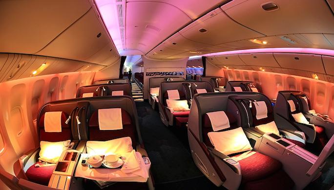 Qatar_Airways_Boeing_777-200LR_Business_Class_cabin_Beltyukov