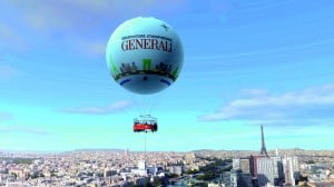 Ballon de Paris en vol / INFOTRAVEL.FR