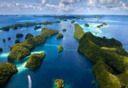Les Palaos marin dans les îles Carolines