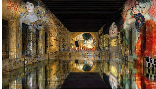  BORDEAUX : Les Bassins de Lumières METTENT KLIMT A L HONNEUR