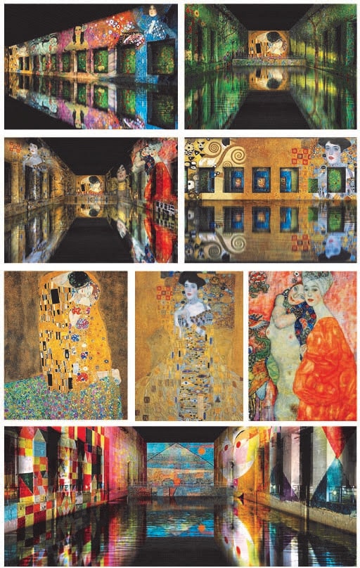  BORDEAUX : Les Bassins de Lumières METTENT KLIMT A L HONNEUR