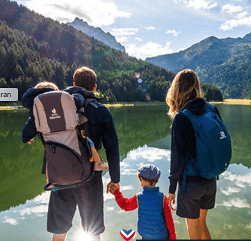 MÉRIBEL (Savoie) , Franc, Le grand air en famille