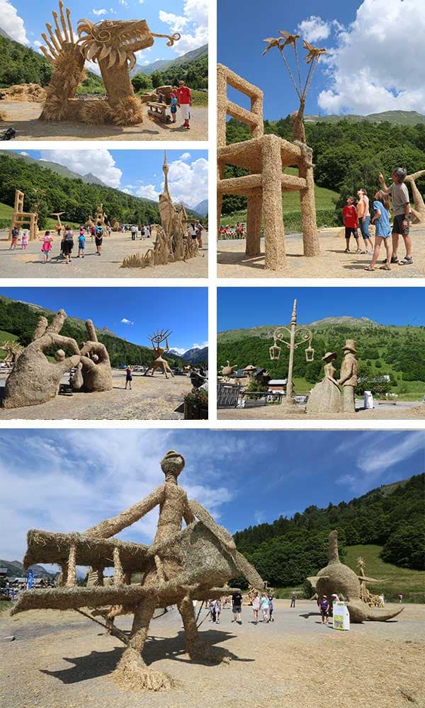 Sculptures sur Paille et Foin de Valloire