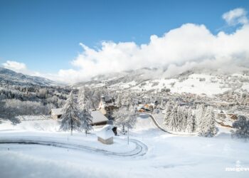 MEGEVE , MONTAGNE, FRANCE, NEIGE