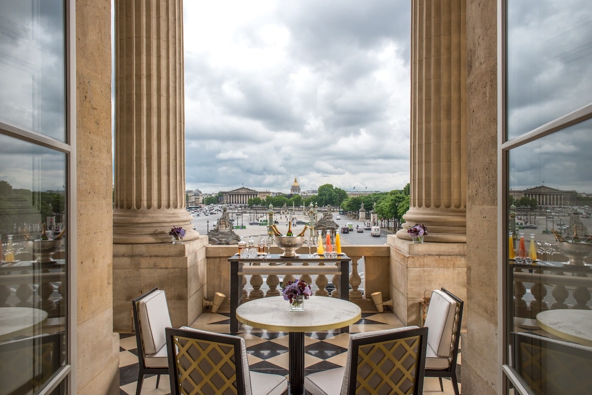 L’Hôtel de Crillon  en 3 terrasses