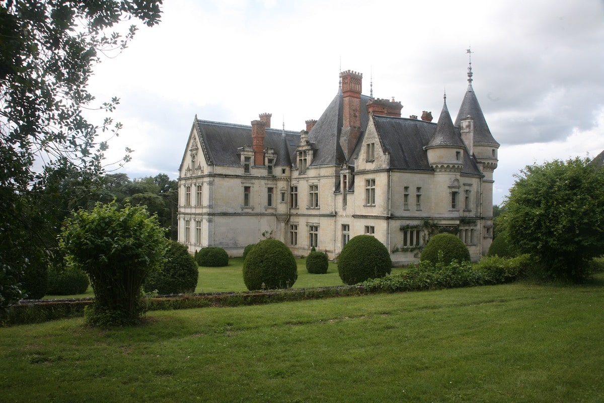 Château de la Bourdaisière côté jardinjpg