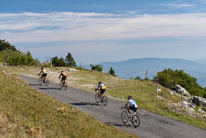 Col du grand Colombier à vélo