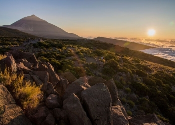 Coucher de soleil au Teide (Tenerife)