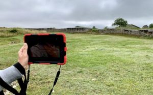 Tablette lors de la visite du MuséoParc Alésia