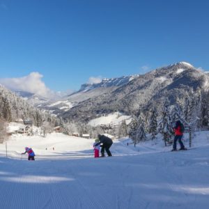 Sports d'hiver dans les Alpes
