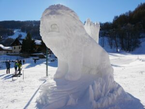 Sculpture de neige