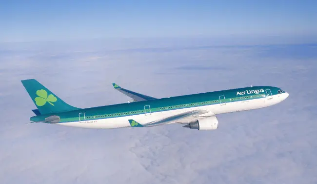 Avion de Aer Lingus vers Miami