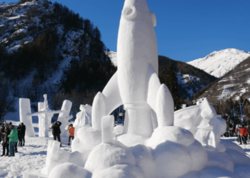 Concours de Sculpture sur Neige de Valloire