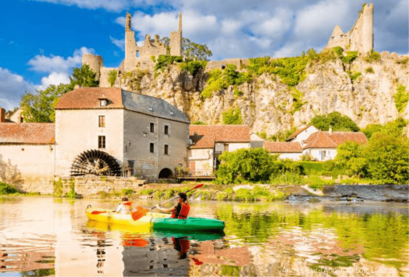 Angles-sur-l'Anglin, en Vienne