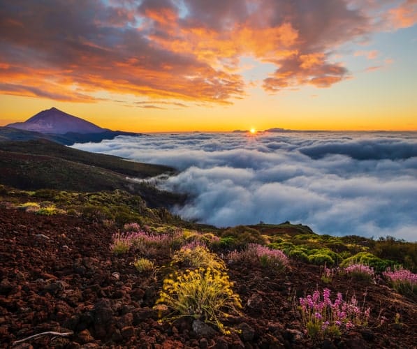 Lever de soleil Teide