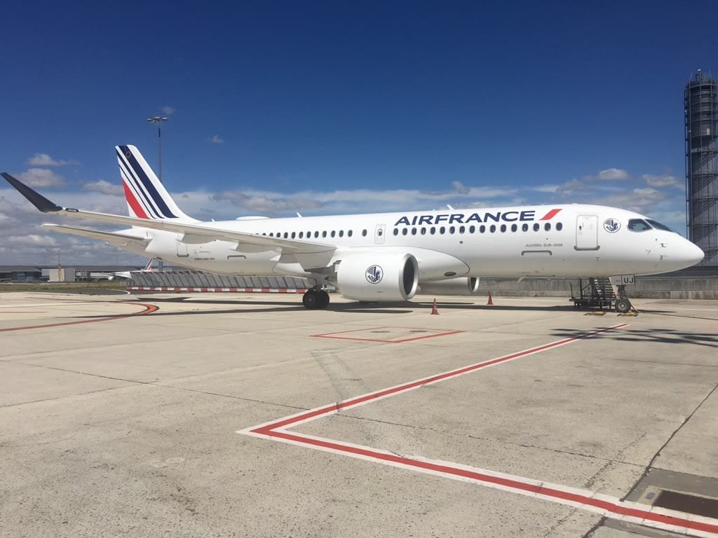 Air France poursuit reçoit son 10e Airbus A220-300