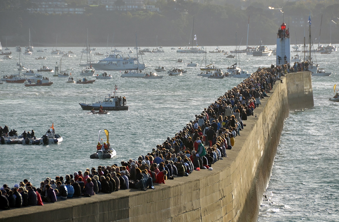 Le public à Saint-Malo sur le Môle des Noires @ David Raynal