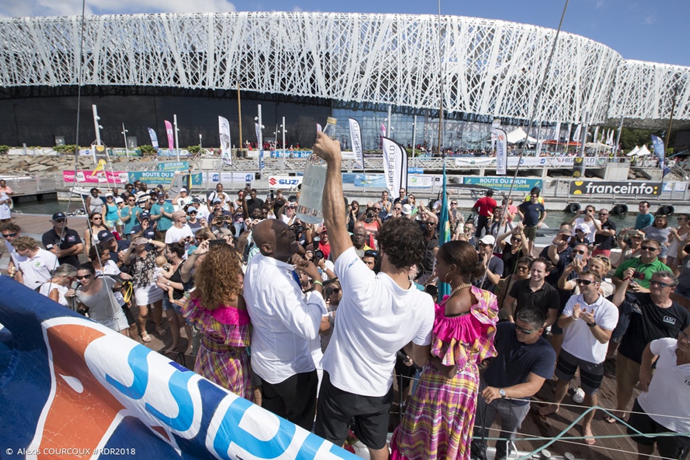 Yoann Richomme vainqueur de la Route du Rhum -Destination Guadeloupe en Class40 2018