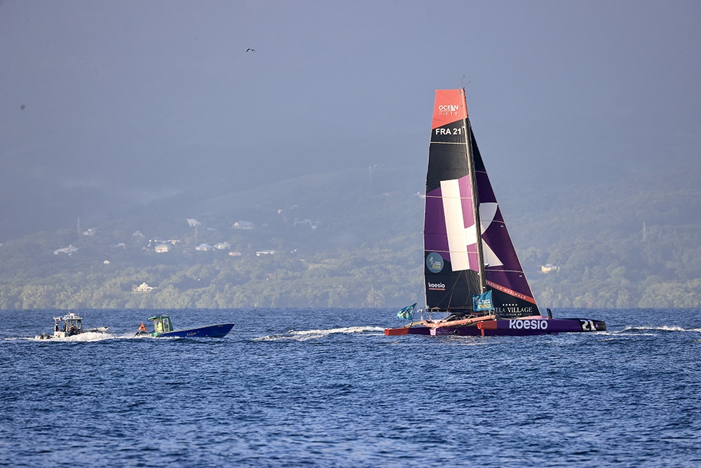 Erwan Le Roux vainqueur dans la catégorie des Ocean Fifty.