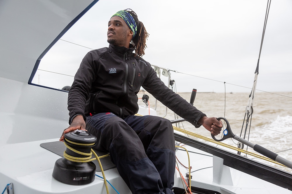 Le skipper guadeloupéen Kéni Piperol (Capt’ain Alternance)