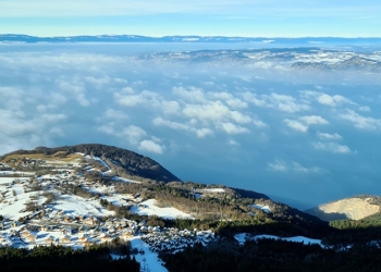 Lac Leman depuis les Mémises