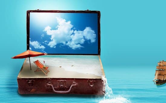 Valise d'été.