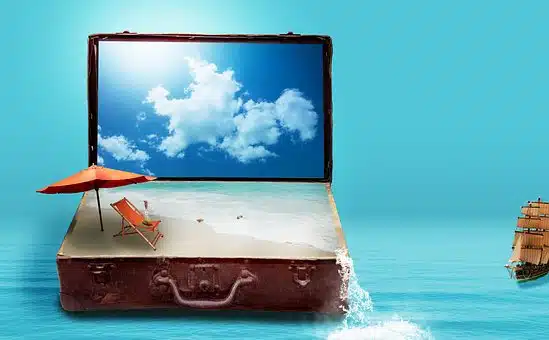 Valise d'été.