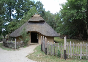 Maison gauloise. © Karine Nieddu.