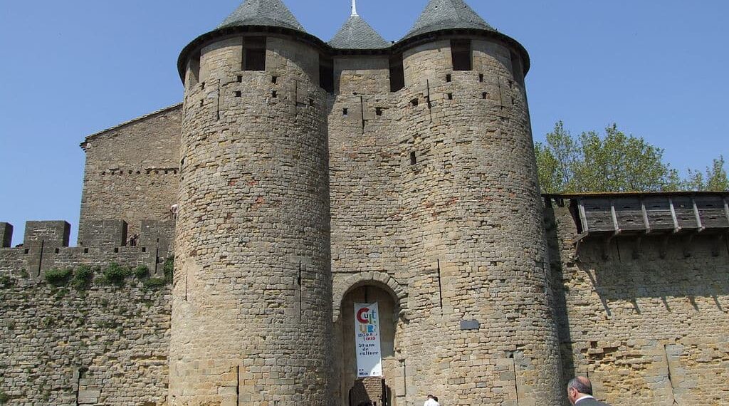 Château médiéval de Carcassonne. Photo Wikimedia Commons.