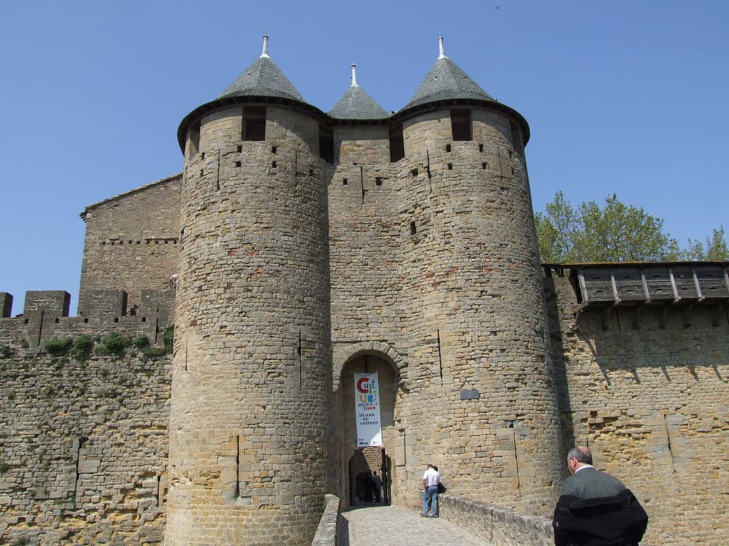 Château médiéval de Carcassonne. Photo Wikimedia Commons.