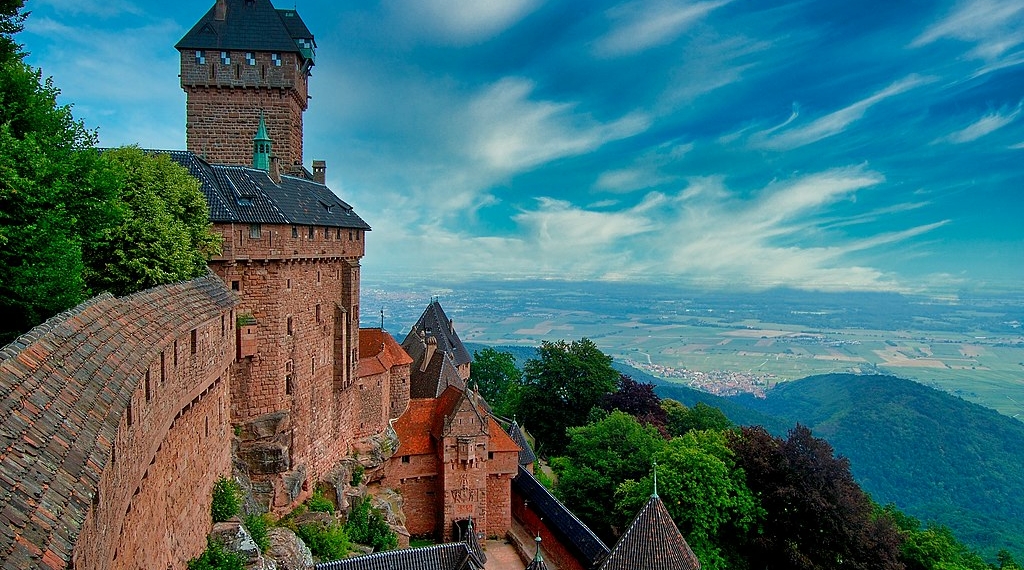 Château du Haut-Koenigsbourg. Photo Wikimedia Commons.