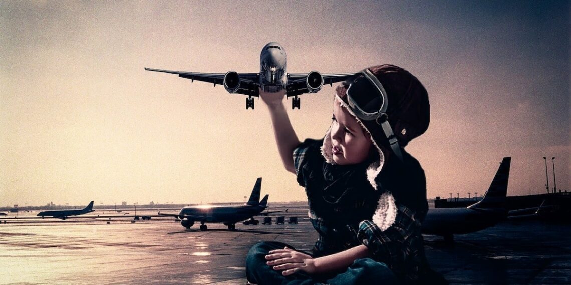 Voyager en avion avec un enfant
