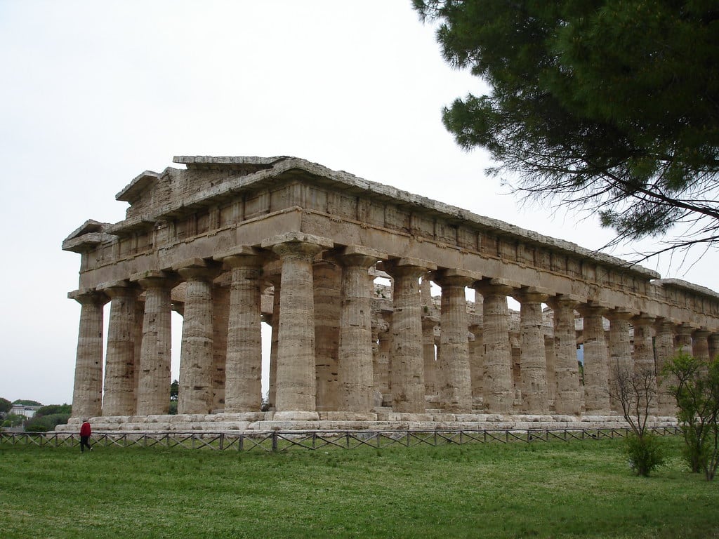 Temple à Paestum. Photo Visualhunt