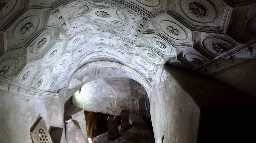 Catacombes de Saint-Sébastien. Wikimedia Commons.