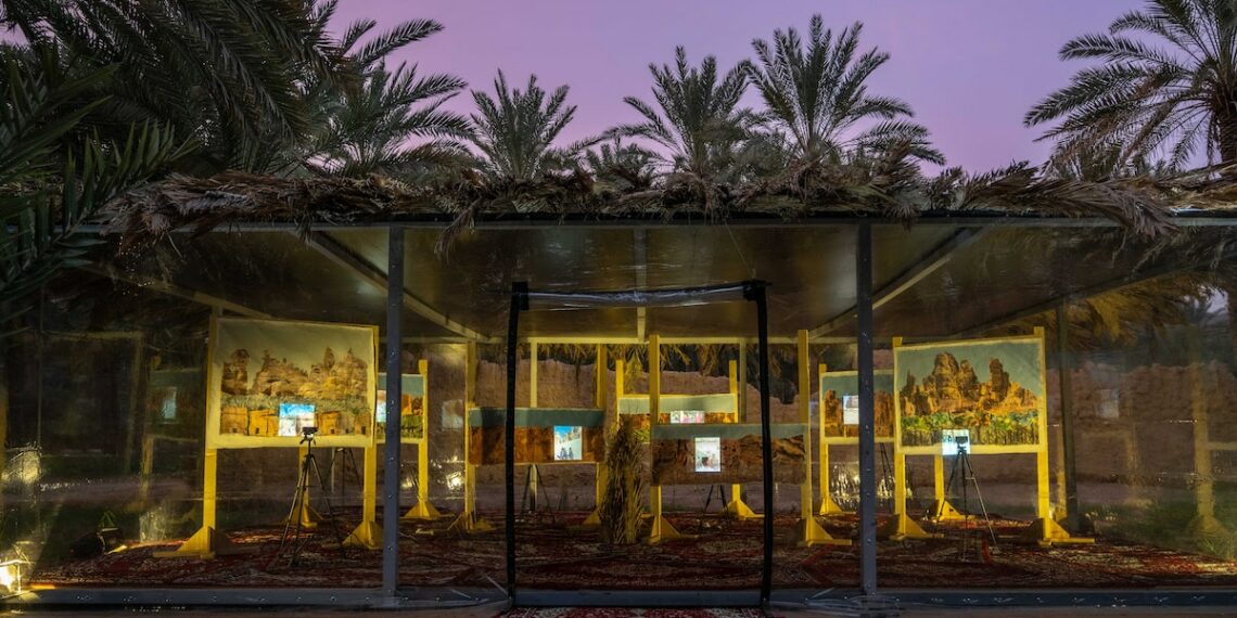 © Daniah Al Saleh, Hinat, on show at AlUla Artist Residency exhibition Palimpsest of Time : Explorations in Creative Practice, AlUla 2023