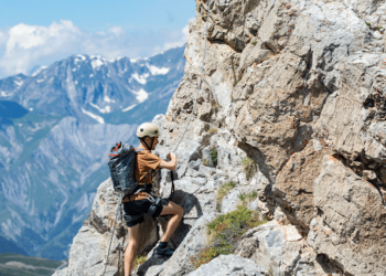 Via ferrata à Courchevel