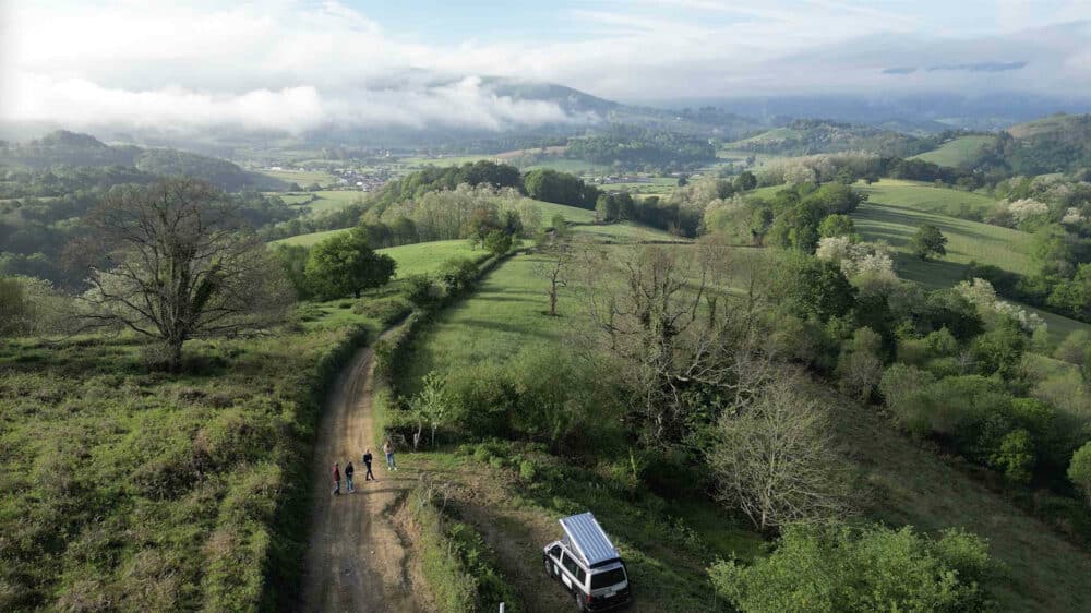 van life dans le sud ouest