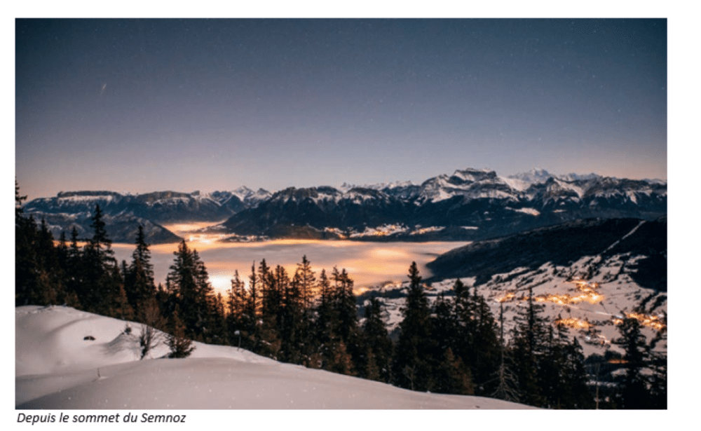 Le lac d'Annecy en mode hiver