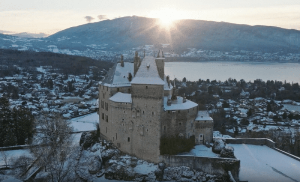 Le lac d'Annecy en mode hiver