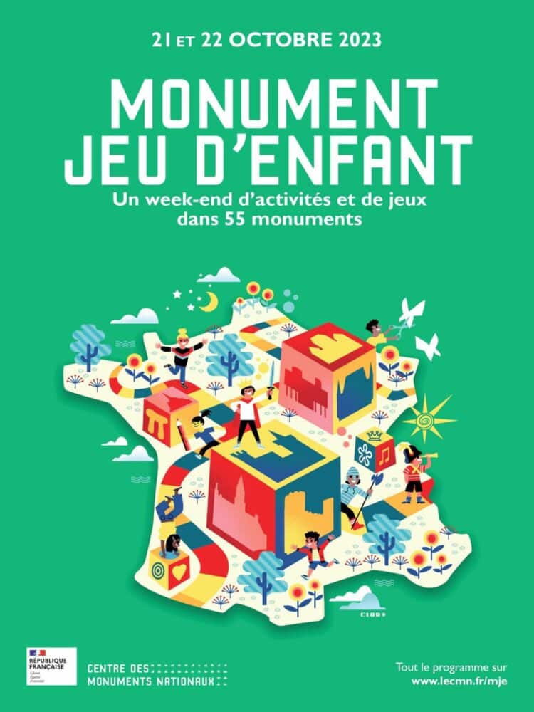 Le Centre des monuments nationaux présente « Monument jeu d'enfant » les 21 & 22 octobre 2023