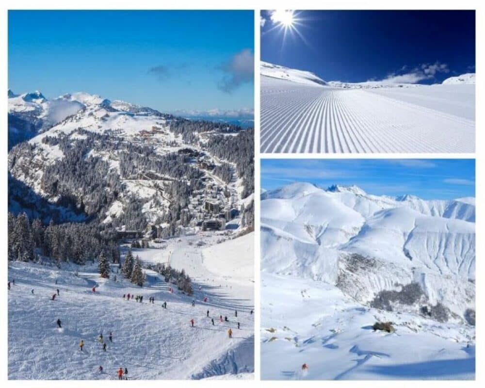 Pistes de ski avec plus de 1 000 m de dénivelé