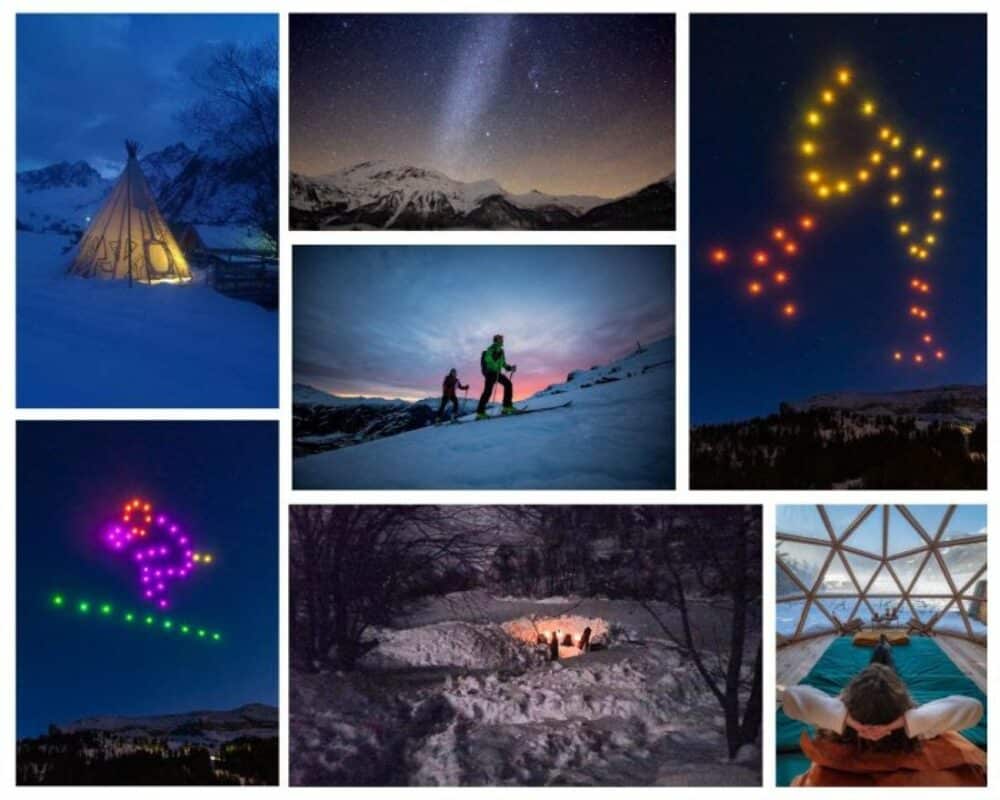 Plonger dans l’enchantement des nuits d’hiver à la montagne