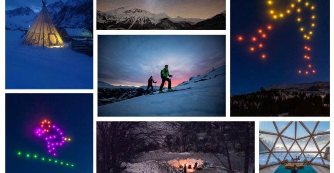 Plonger dans l’enchantement des nuits d’hiver à la montagne