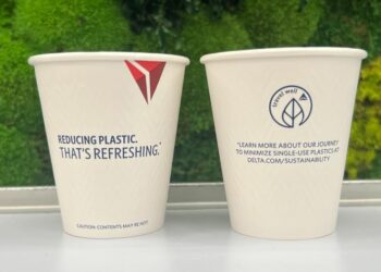 La stratégie de Delta pour se débarrasser de 3 000 tonnes de plastique à usage unique