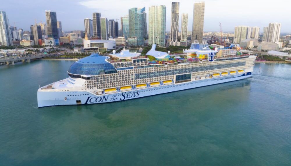 Arrivée de l'Icon of the Seas de Royal Carribean à Miami son port d'attache