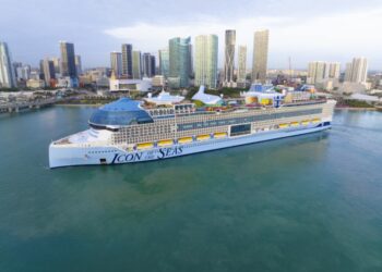 Arrivée de l'Icon of the Seas de Royal Carribean à Miami son port d'attache