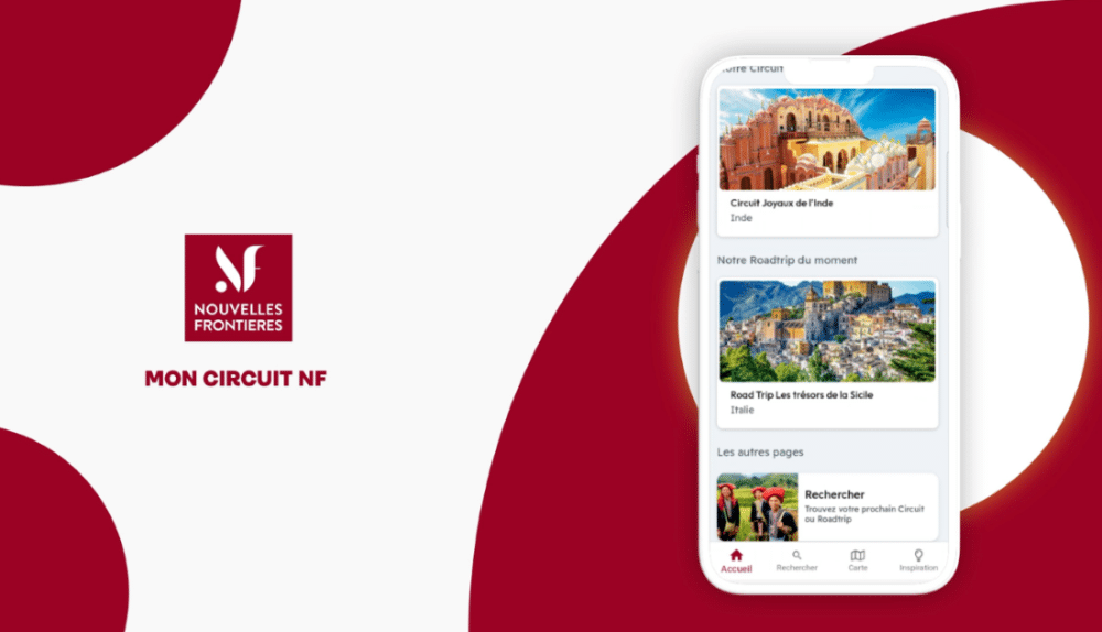 Nouvelles Frontières lance son application mobile et donne accès à un vrai carnet de voyage dans sa poche