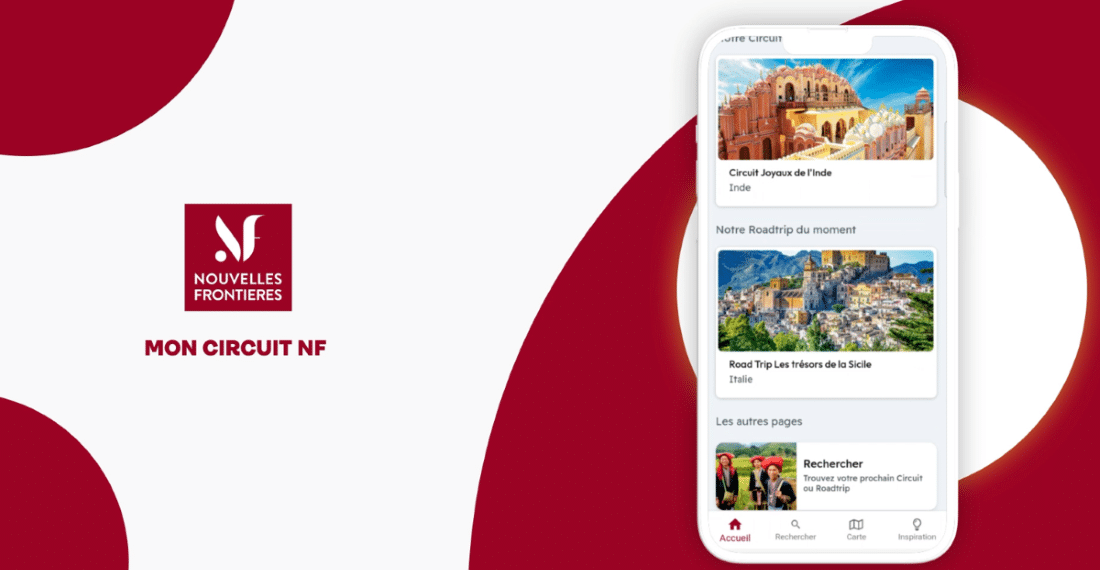 Nouvelles Frontières lance son application mobile et donne accès à un vrai carnet de voyage dans sa poche