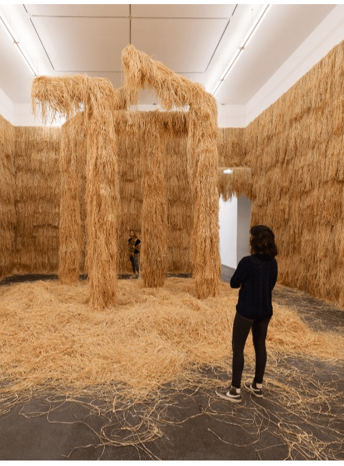 Vue de l’exposition "Anarchitecture" de Gianni Pettena, Crac Occitanie - Sète, 2024.